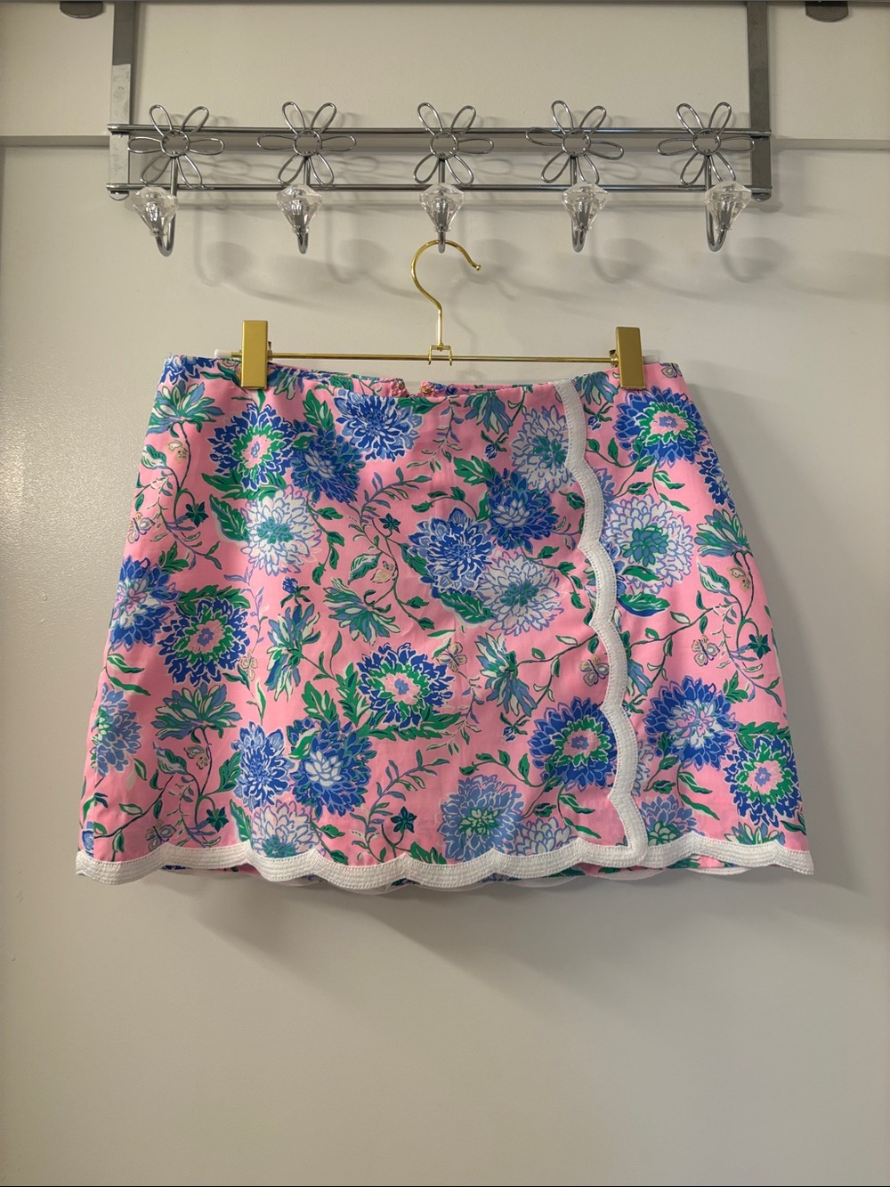 Pink floral Lilly Pulitzer skort
